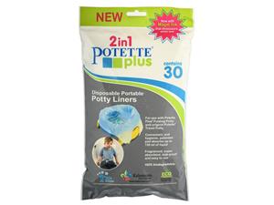 potette plus 2 in 1 potette plus wit/grijs